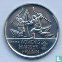 Canada 25 cents 2009 (kleurloos) "Vancouver 2010 Winter Olympics - Women's ice hockey" - Afbeelding 2