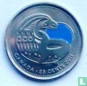 Canada 25 cents 2011 (gekleurd) "Orca" - Afbeelding 1