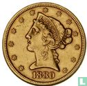 Verenigde Staten 5 dollars 1880 (S) - Afbeelding 1