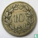Schweiz 10 Rappen 1885 - Bild 2