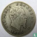 Italië 20 centesimi 1863 (M) - Afbeelding 1