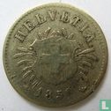 Zwitserland 5 rappen 1850 (BB) - Afbeelding 1