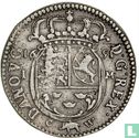 Denmark 1 marck 1691 (year horizontal)