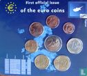 Cyprus mint set 2008 "First official issue of the euro coins" - Image 2