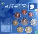 Ierland jaarset 2002 "First official issue of the euro coins" - Afbeelding 1