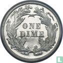 États-Unis 1 dime 1876 (sans lettre) - Image 2