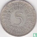 Allemagne 5 mark 1963 (J) - Image 1