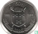 Ierland 50 pence 1988 "1000th anniversary of Dublin" - Afbeelding 2