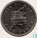 Insel Man 5 Pence 1976 (Kupfer-Nickel - PM auf Vorderseite nur) - Bild 2