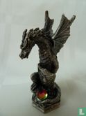 WAH-KHOR - Cavalier Noir - pièce d'échecs (dragon) - Image 1