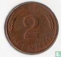 Allemagne 2 pfennig 1992 (G) - Image 2