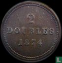Guernsey 2 Doubles 1874 - Bild 1