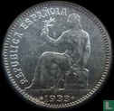 Spanje 1 peseta 1933 - Afbeelding 1