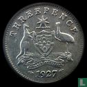 Australie 3 pence 1927 - Image 1