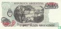 Argentinien 10 Pesos Argentinos 1983 - Bild 2