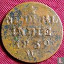 Nederlands-Indië 1 cent 1839 (W) - Afbeelding 1