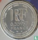 Frankreich 6,55957 Franc 1999 "Introduction of the Euro" - Bild 2