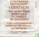 Lunchroom Restaurant " 't Centrum"  - Image 2