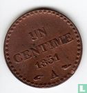Frankrijk 1 centime 1851 - Afbeelding 1