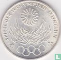 Deutschland 10 Mark 1972 (G) "Summer Olympics in Munich - Olympic rings and flame" - Bild 1