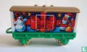 Wagon with snowman - Image 1