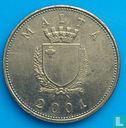 Malta 25 cents 2001 - Image 1