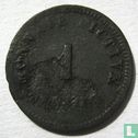 België 1 centime 1841 Monnaie Fictive, Reckheim - Afbeelding 2
