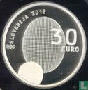 Slovenië 30 euro 2012 (PROOF) "100th anniversary of the first-ever Slovenian Olympic Gold Medal" - Afbeelding 1