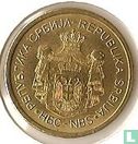 Serbia 2 dinara 2010 (copper-brass plated steel) - Image 2