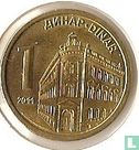 Serbia 1 dinar 2011 (type 2) - Image 1