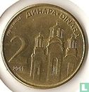 Serbie 2 dinara 2011 (type 1) - Image 1