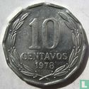 Chili 10 centavos 1978 - Image 1