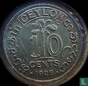 Ceylon 10 Cent 1926 - Bild 1