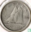 Kanada 10 Cent 1953 (mit Schulterriemen) - Bild 1