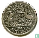 Australia 1 florin 1946 - Image 1