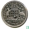 Australie 1 florin 1954 - Image 1