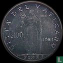 Vaticaan 100 lire 1961 - Afbeelding 1