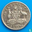 Australia 3 pence 1919 - Image 1
