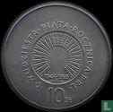 Poland 10 zlotych 1969 "25th anniversary People's Republic of Poland" - Image 2