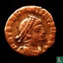 Romeinse Keizerrijk AE4 Kleinfollis van Keizer Valentinianus II 378-383 - Afbeelding 2
