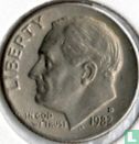 United States 1 dime 1982 (D) - Image 1