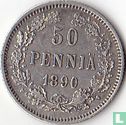 Finlande 50 penniä 1890 - Image 1