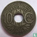 Frankrijk 10 centimes 1922 (bliksemflits) - Afbeelding 1