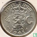 Nederlands-Indië ¼ gulden 1941 (P) - Afbeelding 1