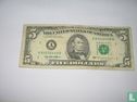 États Unis 5 dollars 1995 AF - Image 1