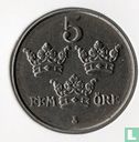 Suède 5 öre 1917 - Image 2