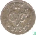 VOC 1 duit 1735 (Zeeland) - Afbeelding 1