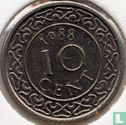 Suriname 10 cents 1988 - Afbeelding 1
