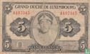 Luxemburg 5 Francs - Afbeelding 1