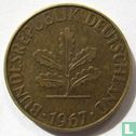 Duitsland 5 pfennig 1967 (G) - Afbeelding 1